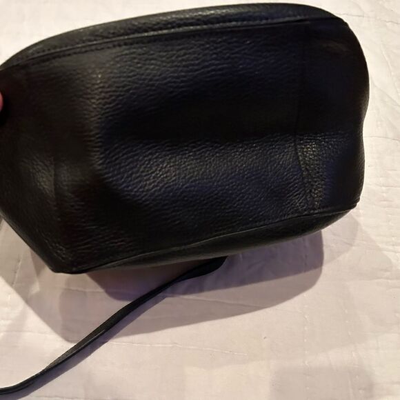 Botkier Waverly Black leather shoulder bag EUC shimmery inside silver toggle - Picture 11 of 15